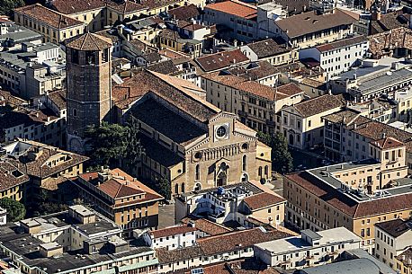 Aereal view of Udine